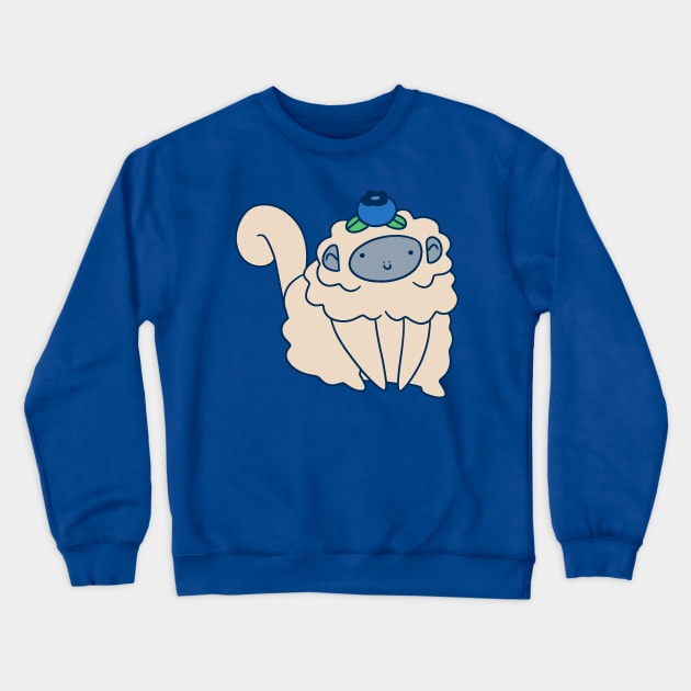 Blueberry Snub Nosed Monkey Crewneck Sweatshirt by saradaboru